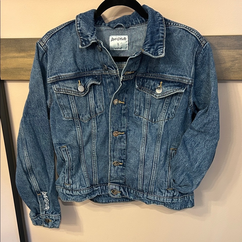 Love In Faith Denim Jacket